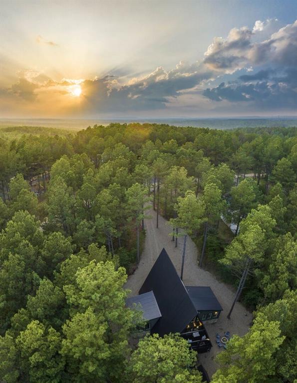 316 Triton Trl, Broken Bow, OK 74728 - view from above of property featuring a heavily wooded area