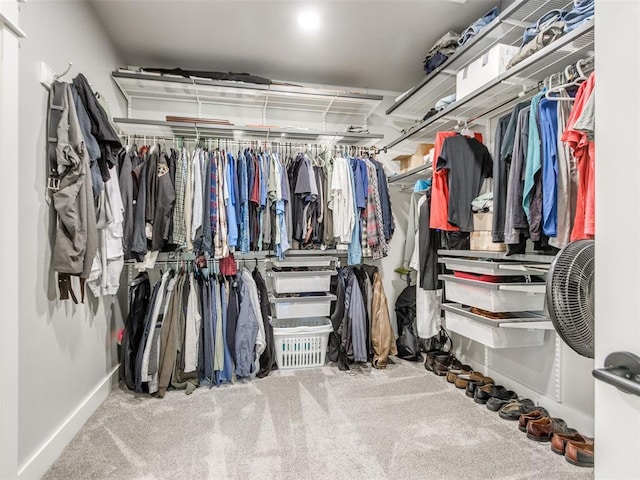 22795 Cterling Dr, Kingfisher, OK 73750 - walk in closet with carpet floors