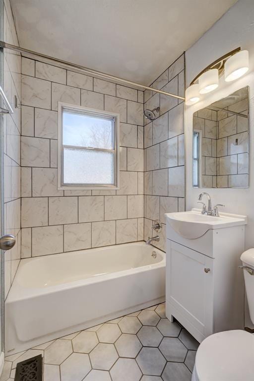 3208 NW 47th St, Oklahoma City, OK 73112 - full bath with vanity and shower / washtub combination