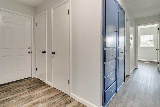 5309 S Blackwelder Ave, Oklahoma City, OK 73119 - hall with wood finished floors and baseboards