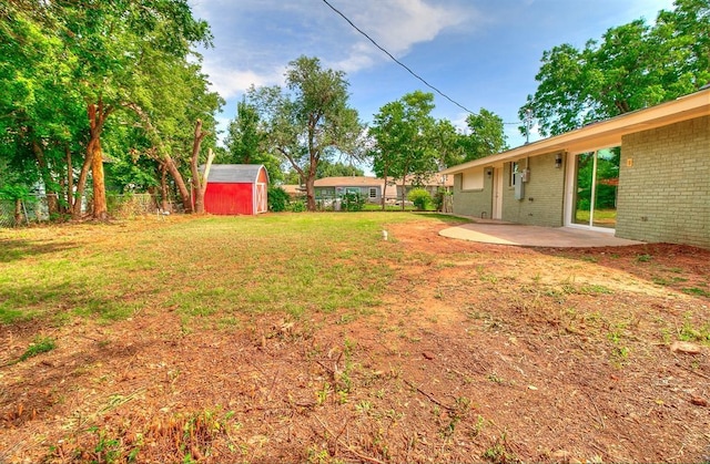 5309 S Blackwelder Ave, Oklahoma City, OK 73119 - fenced backyard featuring a patio and a shed