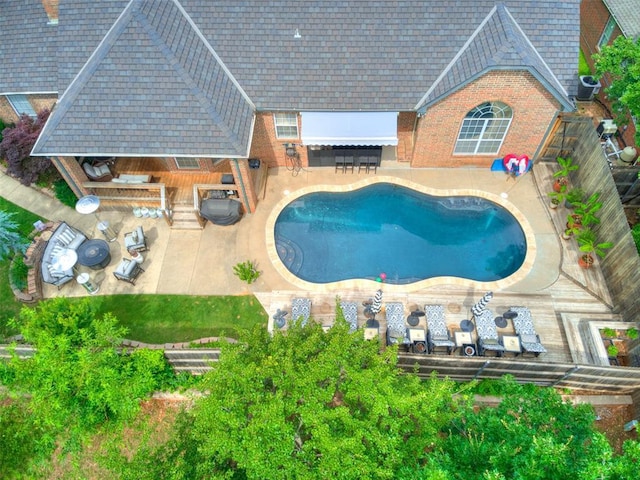 4304 Riders Mark, Edmond, OK 73025 - outdoor pool with a patio area