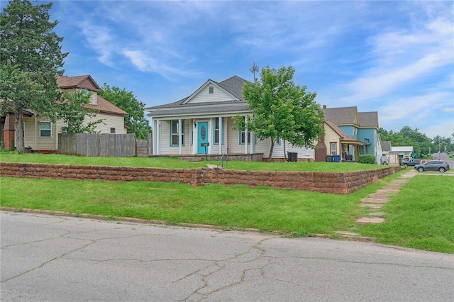502 S 7th St, Chickasha, OK 73018 - view of front of house featuring a porch