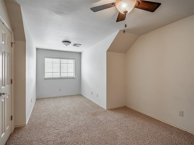 2909 Marigold Ln, Edmond, OK 73013 - bonus room with light carpet and a ceiling fan