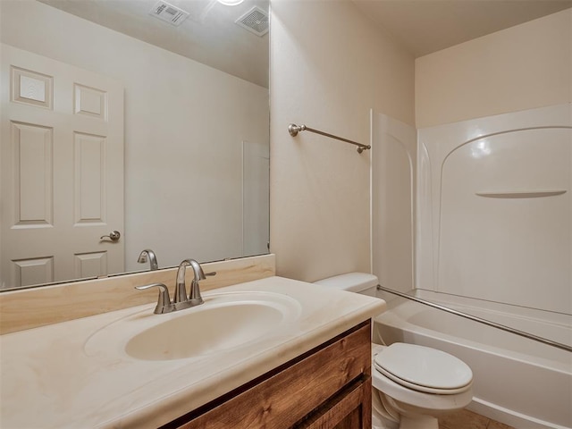 2909 Marigold Ln, Edmond, OK 73013 - full bathroom with vanity and shower / tub combination