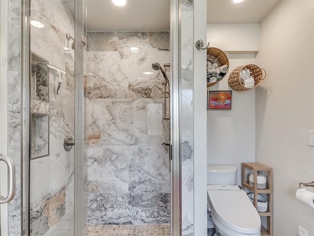 3100 N Eagle Ln, Bethany, OK 73008 - bathroom with a marble finish shower