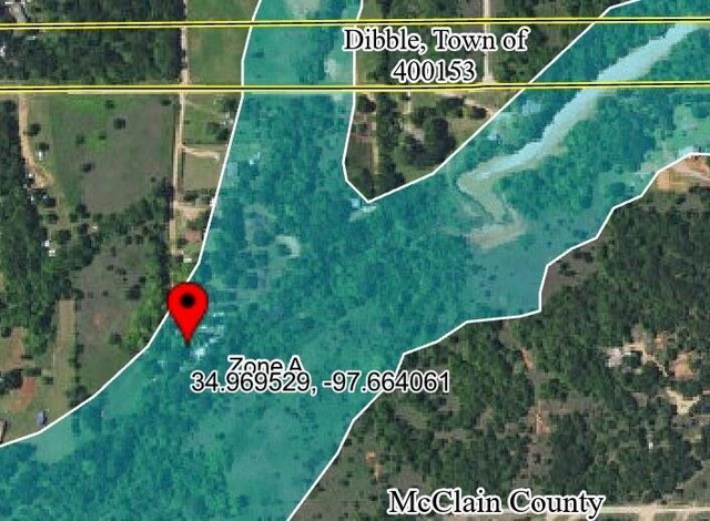 17856 Beechnut Ln, Alex, OK 73003 - map / location with property parcel outlined