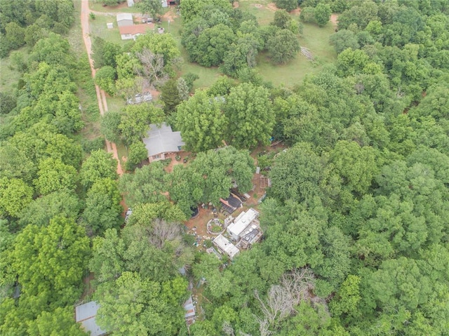 17856 Beechnut Ln, Alex, OK 73003 - aerial overview of property's location featuring a forest