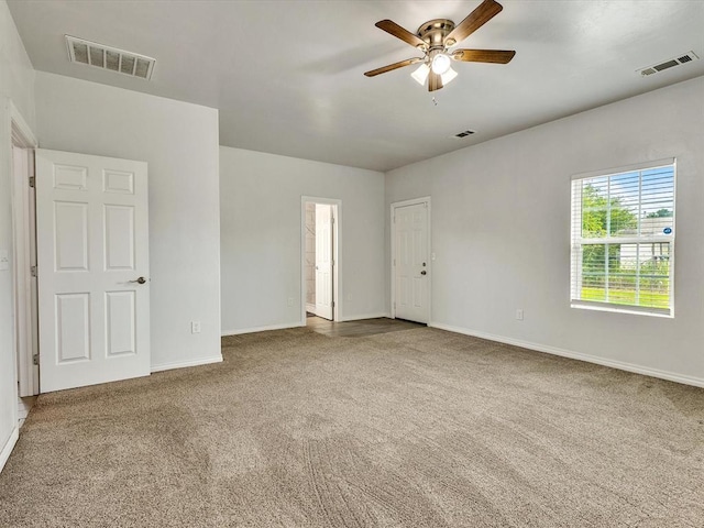 837 SE 68th St, Oklahoma City, OK 73149 - unfurnished room with carpet floors and ceiling fan