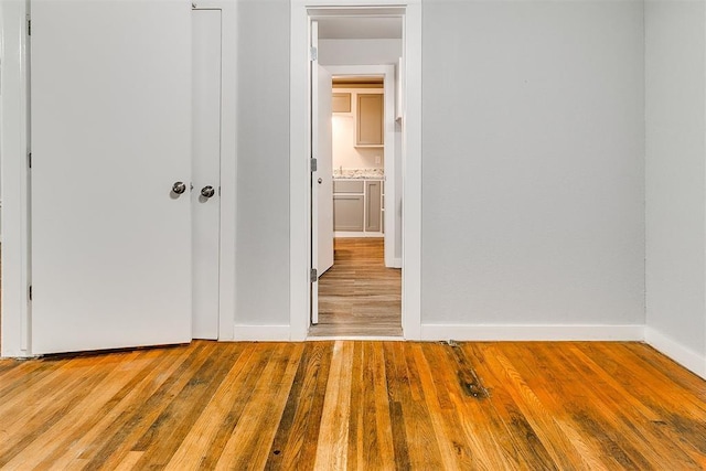 1617 SW 31st St, Oklahoma City, OK 73119 - unfurnished bedroom with wood finished floors and a closet