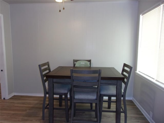 3018 N Beard Ave, Shawnee, OK 74804 - dining space with wood finished floors and baseboards