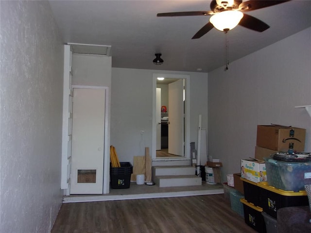 3018 N Beard Ave, Shawnee, OK 74804 - bedroom with wood finished floors and a textured wall
