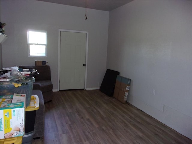 3018 N Beard Ave, Shawnee, OK 74804 - miscellaneous room with wood finished floors and baseboards