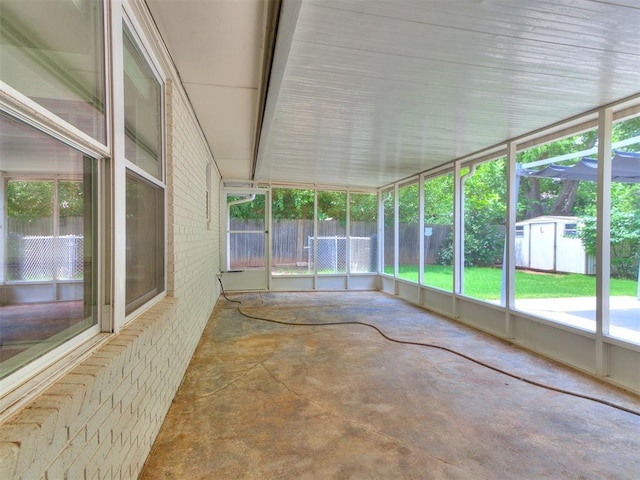 2317 NW 119th St, Oklahoma City, OK 73120 - unfurnished sunroom with healthy amount of natural light