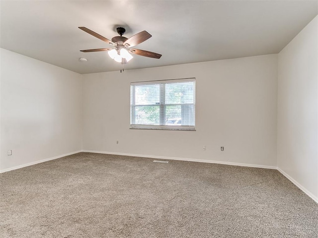 2317 NW 119th St, Oklahoma City, OK 73120 - unfurnished room featuring ceiling fan and carpet floors