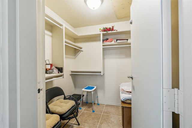 12409 Gaylon Cir, Oklahoma City, OK 73170 - spacious closet featuring light tile patterned flooring