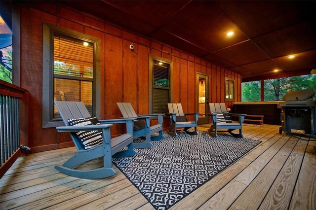 64 Mountain Alder Trl, Broken Bow, OK 74728 - deck featuring grilling area