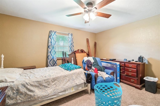3414 Clayton Dr, Tuttle, OK 73089 - bedroom with carpet and ceiling fan