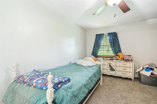 3414 Clayton Dr, Tuttle, OK 73089 - bedroom featuring carpet and ceiling fan