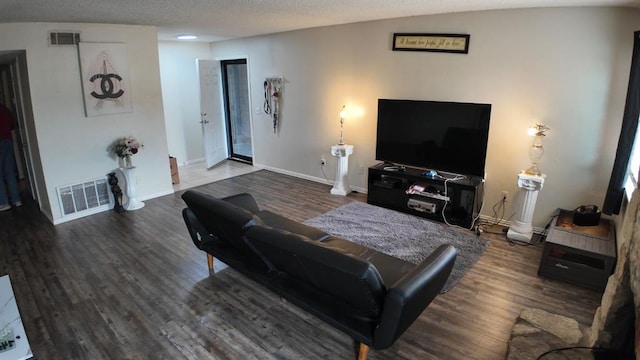 2628 N Ann Arbor Ave Unit 102, Oklahoma City, OK 73127 - living room featuring wood finished floors and baseboards