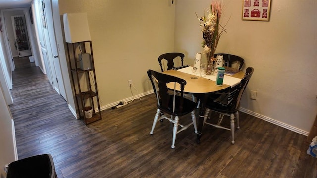2628 N Ann Arbor Ave Unit 102, Oklahoma City, OK 73127 - dining area with wood finished floors and baseboards