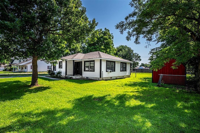 406 SW 4th St, Tuttle, OK 73089 - rear view of house featuring crawl space
