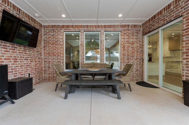 5017 Yale Bridge Ct, Edmond, OK 73034 - view of patio with outdoor dining area