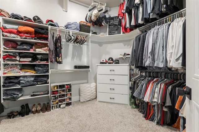 5017 Yale Bridge Ct, Edmond, OK 73034 - spacious closet featuring carpet flooring