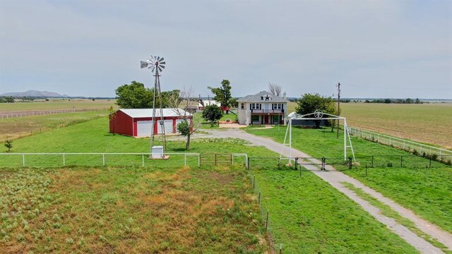 15274 US Highway 283, Blair, OK 73526 - view of yard with a view of rural / pastoral area and an outbuilding