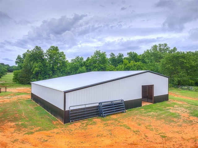 8001 84th St, Noble, OK 73068 - view of pole building