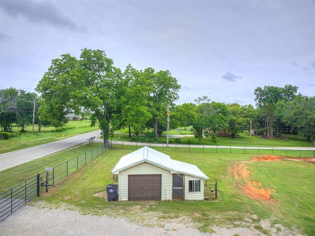 8001 84th St, Noble, OK 73068 - view of detached garage