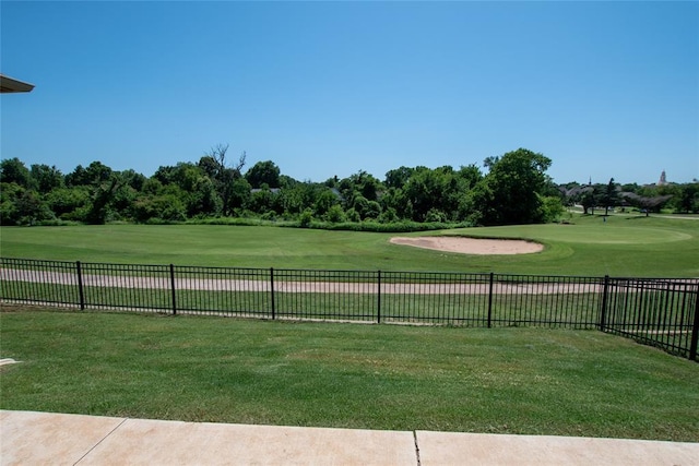 12037 Ashford Dr, Yukon, OK 73099 - view of yard with view of golf course