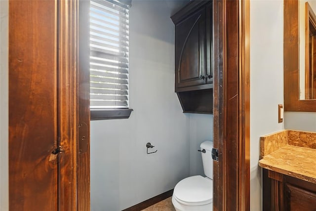126 Castle Gate Dr, Choctaw, OK 73020 - half bathroom with vanity and healthy amount of natural light