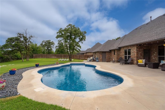 126 Castle Gate Dr, Choctaw, OK 73020 - view of pool featuring a patio