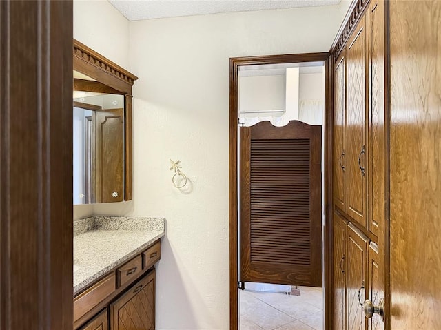 10300 Ryecroft Rd, Oklahoma City, OK 73162 - bathroom featuring vanity and tile patterned floors