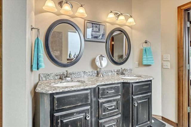 412 Swingman Rd, Yukon, OK 73099 - full bathroom with double vanity