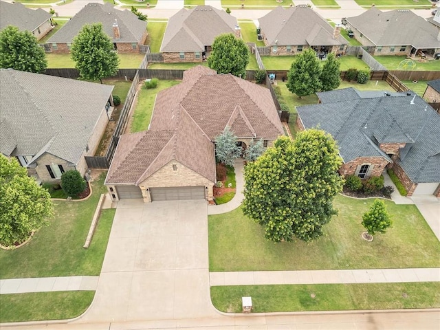 412 Swingman Rd, Yukon, OK 73099 - aerial perspective of suburban area