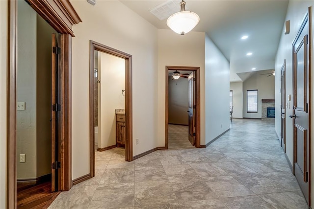 2216 SW 117th St, Oklahoma City, OK 73170 - corridor with baseboards