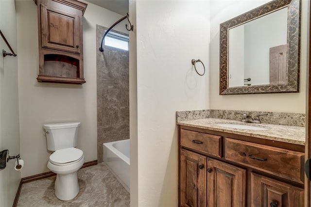 2216 SW 117th St, Oklahoma City, OK 73170 - bathroom with vanity and tub / shower combination