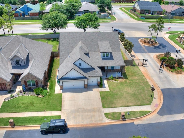 8520 NW 123rd St, Oklahoma City, OK 73142 - aerial perspective of suburban area