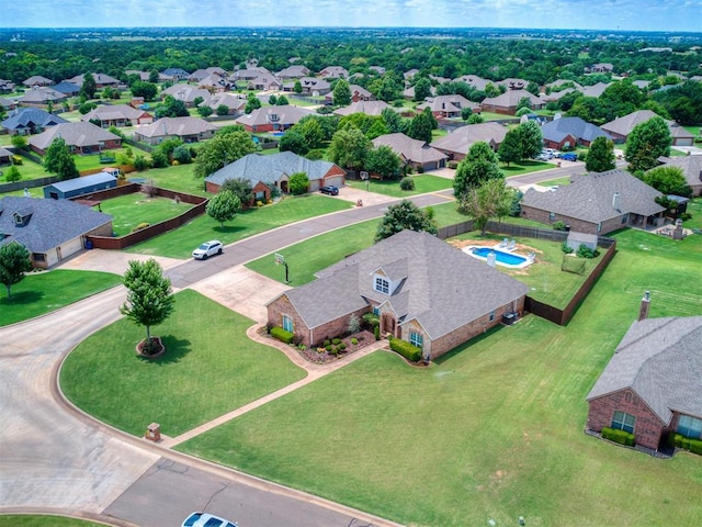 7821 Lindsay Ln, Edmond, OK 73025 - aerial perspective of suburban area