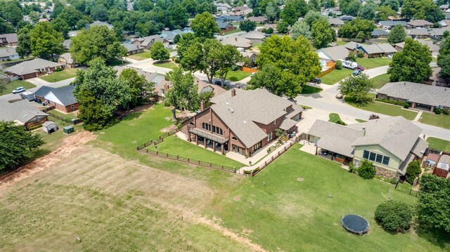 10116 Thompson Ave, Yukon, OK 73099 - aerial perspective of suburban area