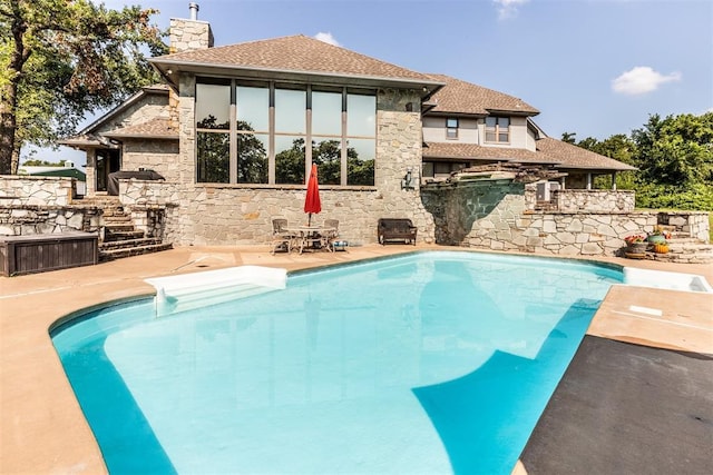 6540 S Donna Ln, Oklahoma City, OK 73150 - outdoor pool with a patio area