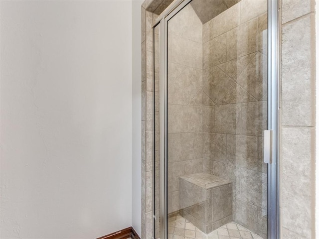 17104 Wales Green Ave, Edmond, OK 73012 - bathroom with a stall shower