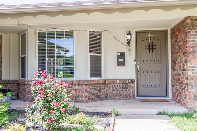 5717 NW 31st Ter, Oklahoma City, OK 73122 - entrance to property with brick siding and covered porch