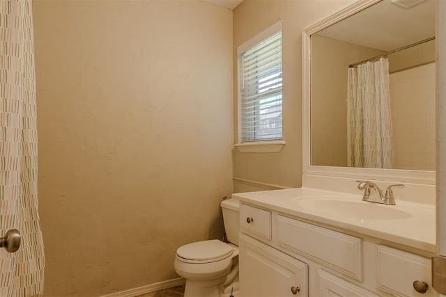5717 NW 31st Ter, Oklahoma City, OK 73122 - bathroom featuring vanity and a shower with curtain