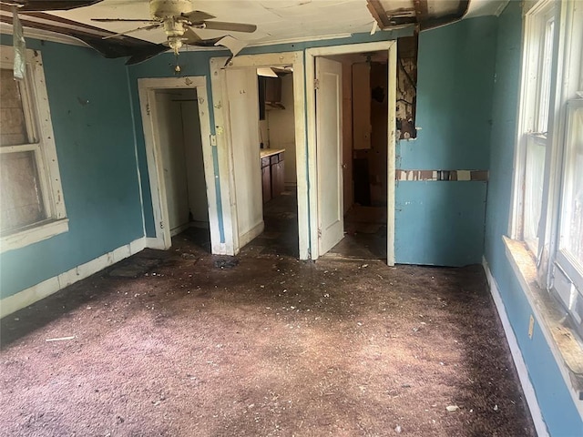 307 W Walnut Ave, Seminole, OK 74868 - unfurnished bedroom with baseboards