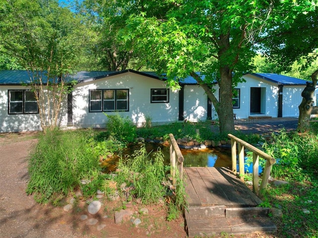 9200 Hollow Rd, Newalla, OK 74857 - view of ranch-style home