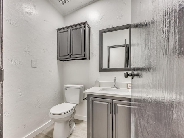 9200 Hollow Rd, Newalla, OK 74857 - bathroom with vanity and wood finished floors