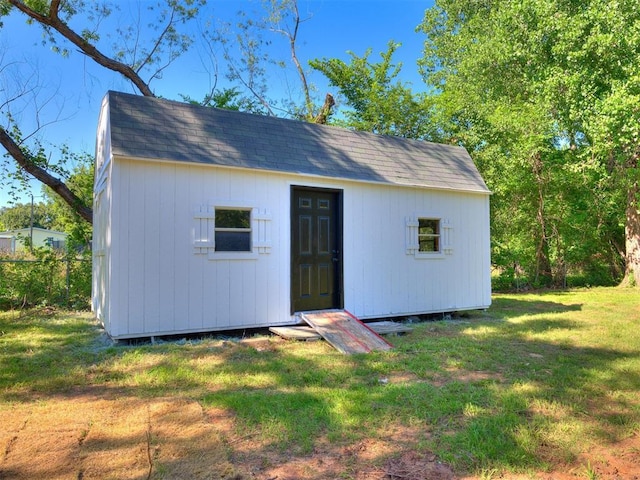 9200 Hollow Rd, Newalla, OK 74857 - view of outdoor structure